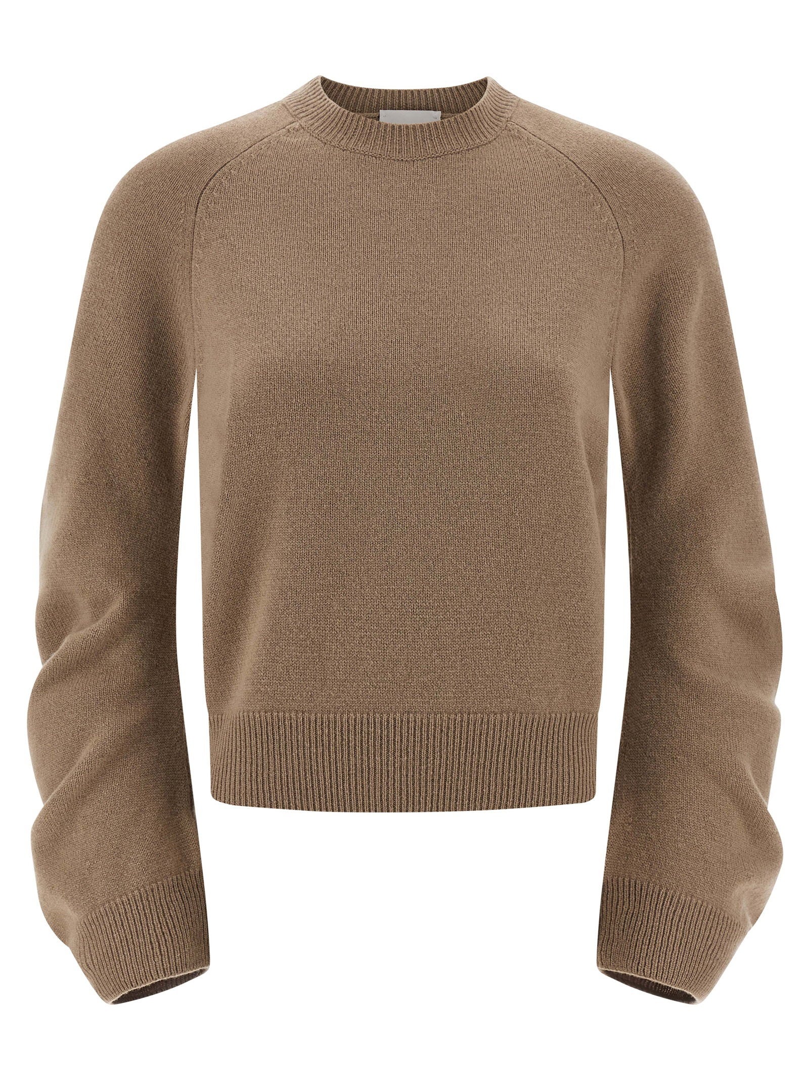 Nude Curved Sleeve Sweater