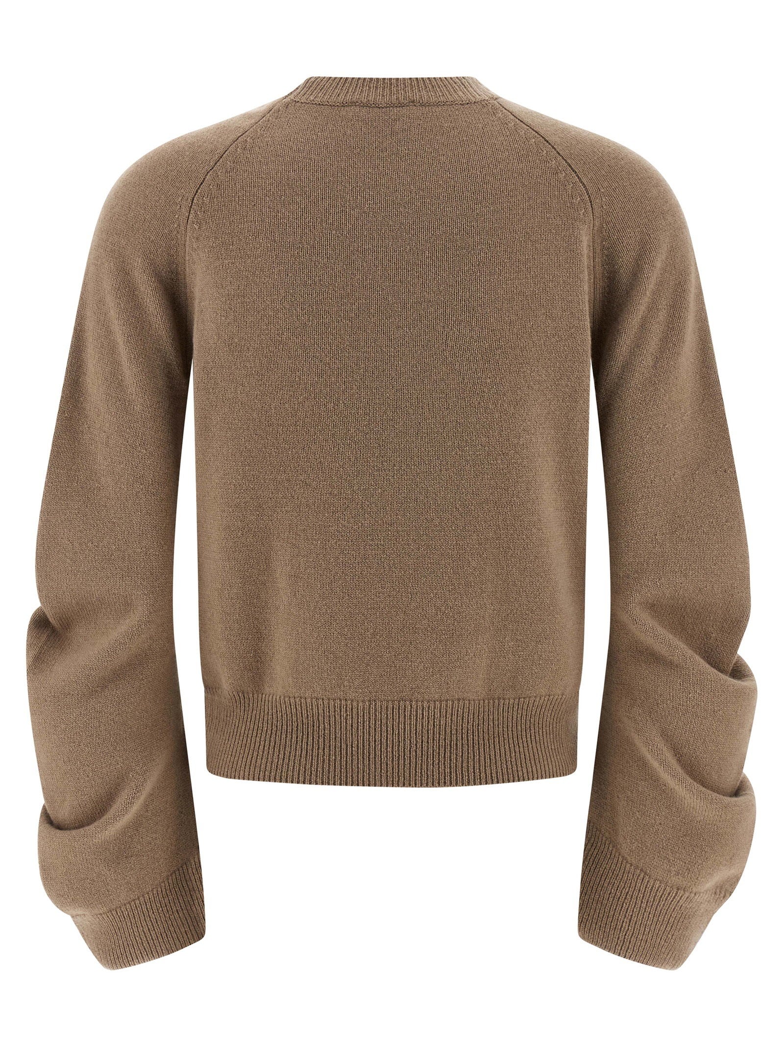 Nude Curved Sleeve Sweater