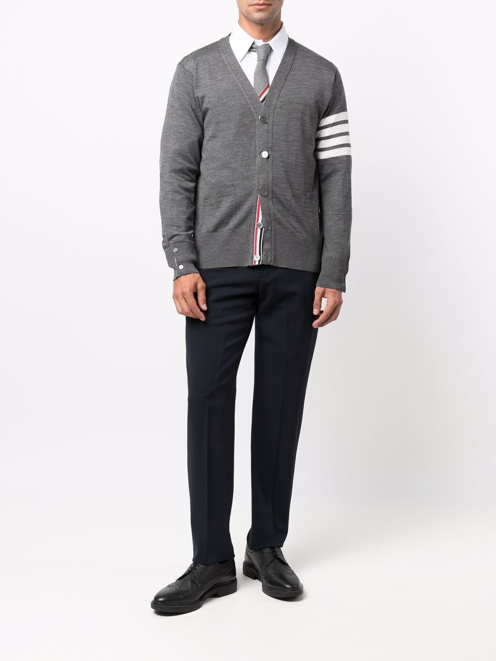 Thom Browne 4Bar wool cardigan