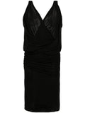 Saint Laurent V-necked mini dress