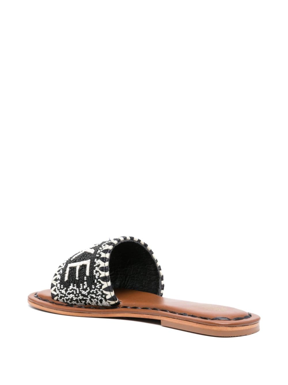 De Siena Lake Como Beads Flat Sandals.