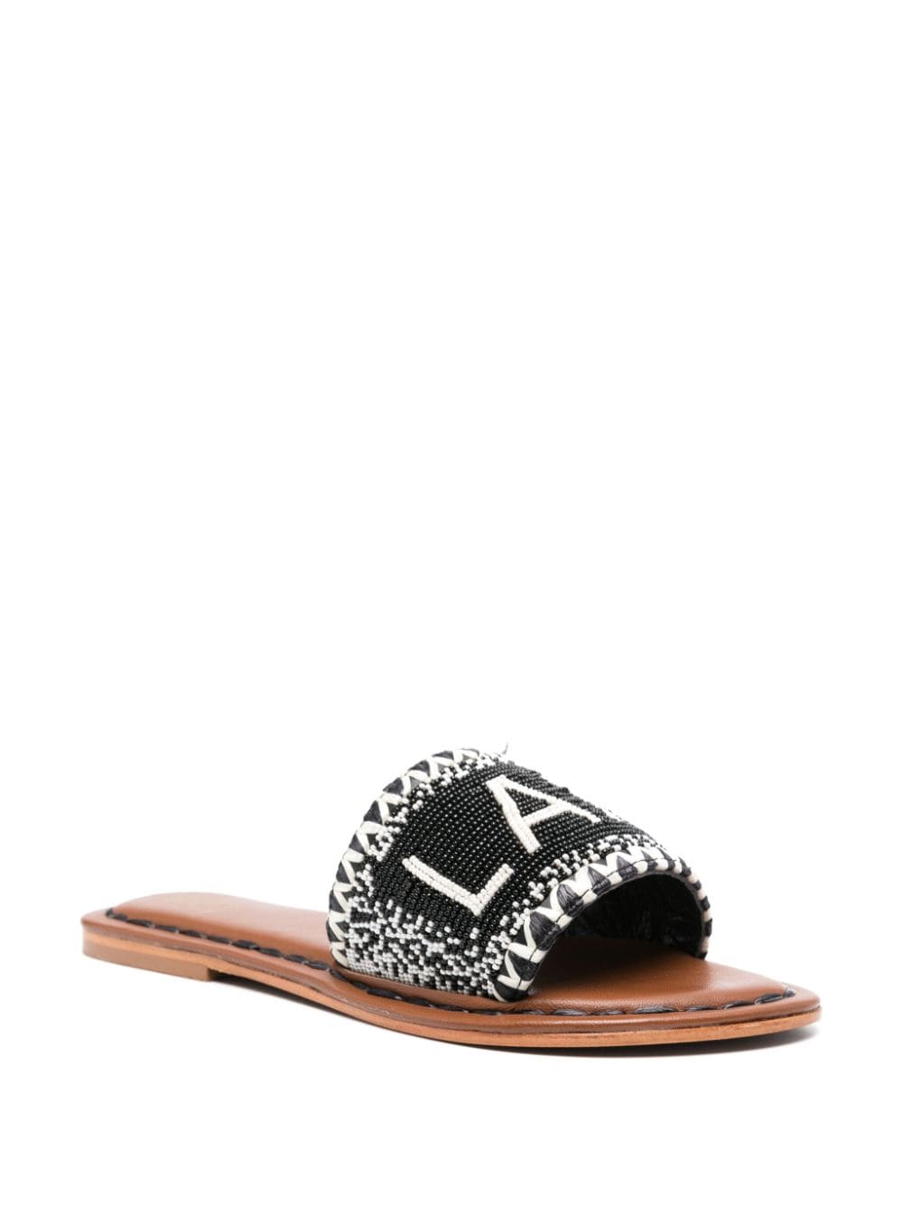 De Siena Lake Como Beads Flat Sandals.
