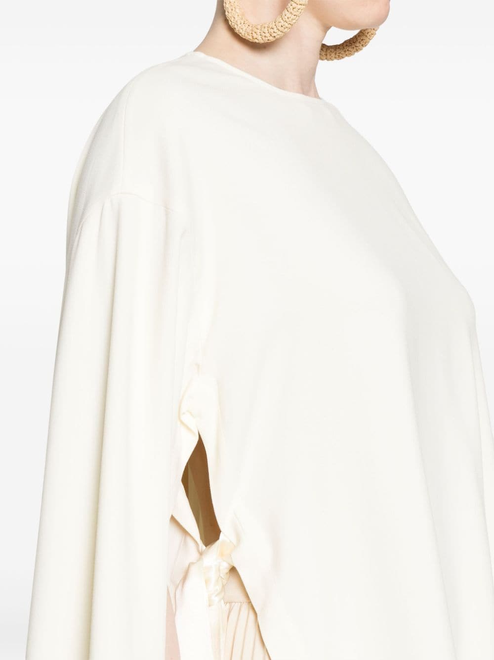 Erika Cavallini Semi-Couture Cady texture blouse