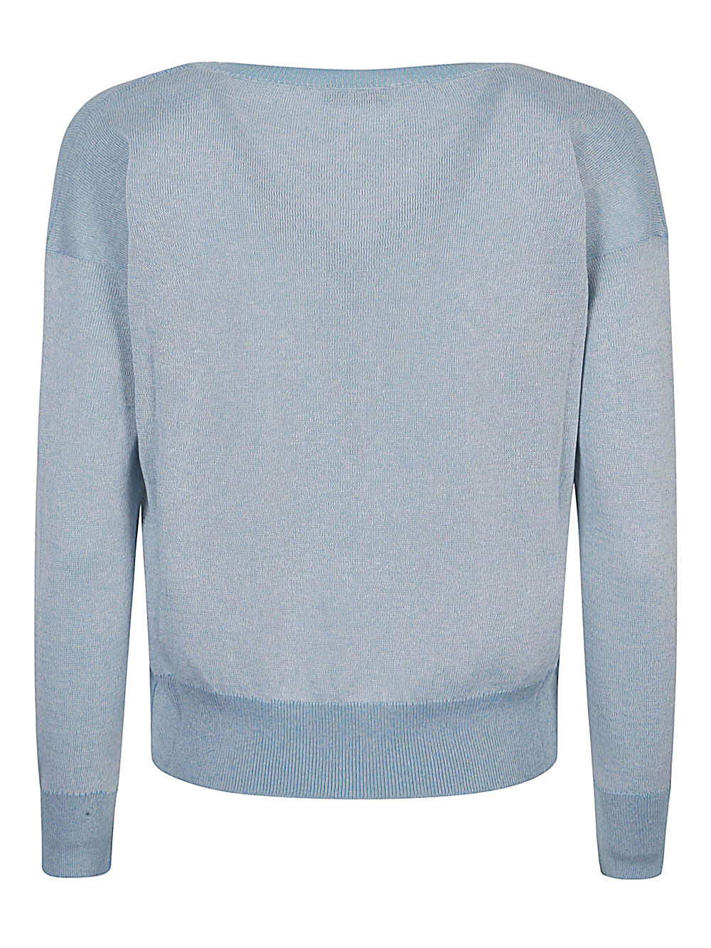 Base Cotton blend v-neck sweater