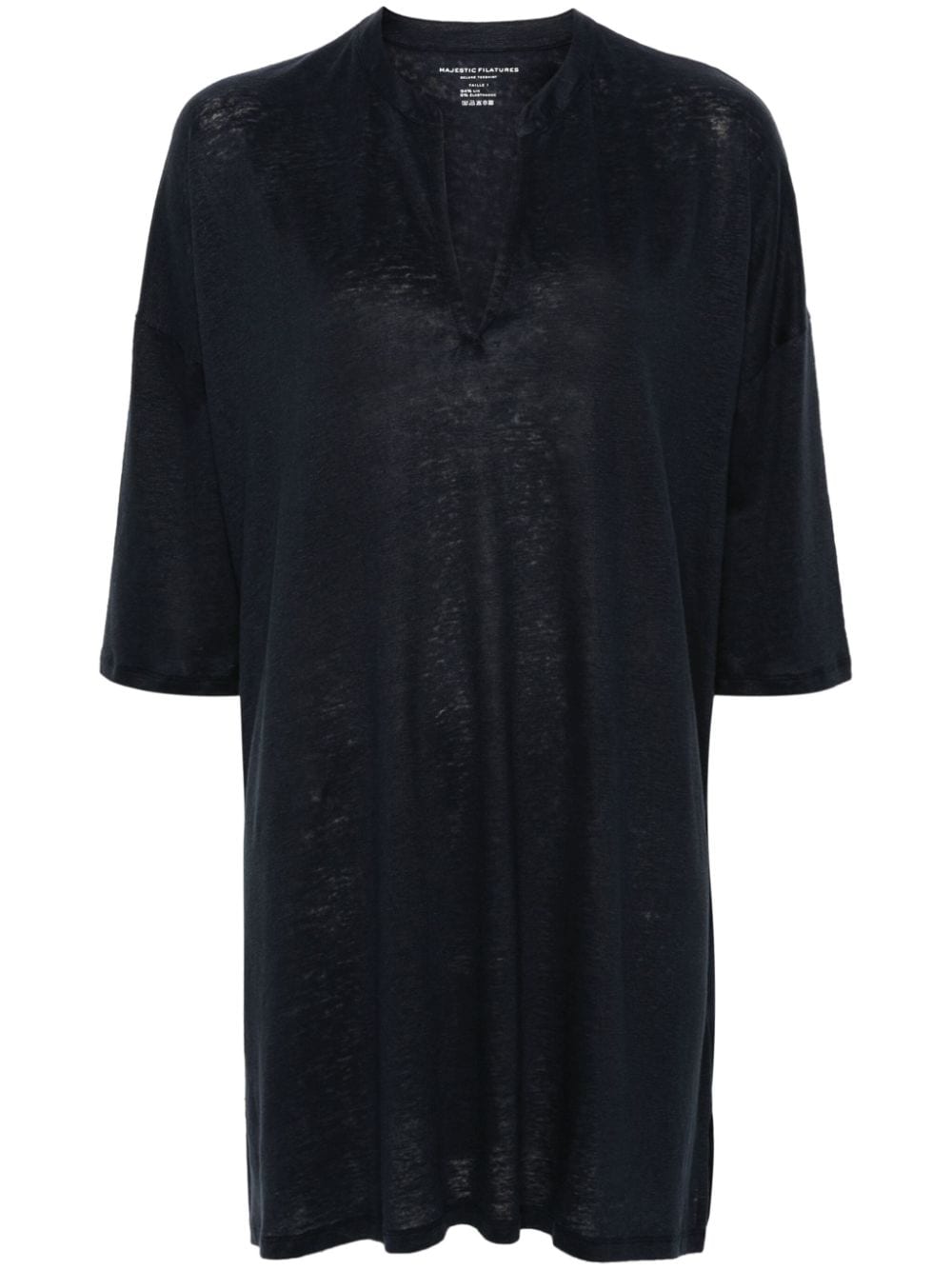 Majestic Conscious Criteria page Linen blend tunic dress