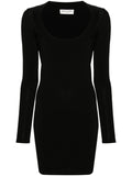 Saint Laurent Décolleté Mini Dress