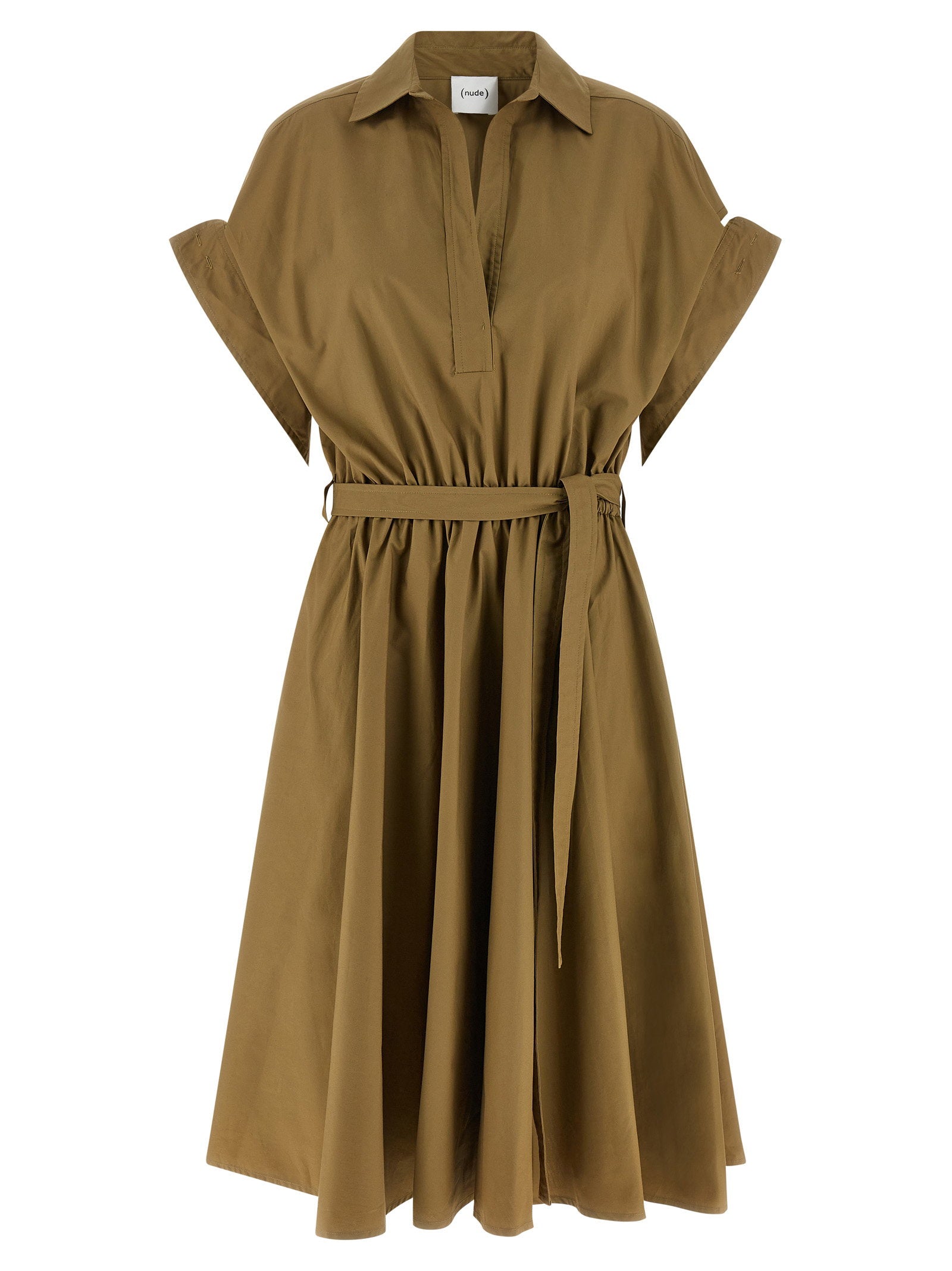 Nude Chemisier Dress