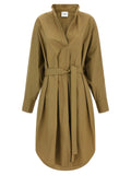 Nude Chemisier Dress