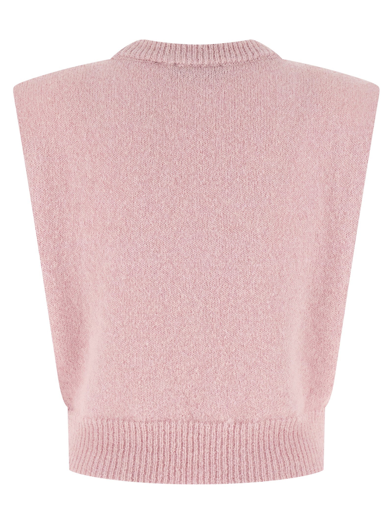 Rotate Birger Christensen Knit Cropped Vest