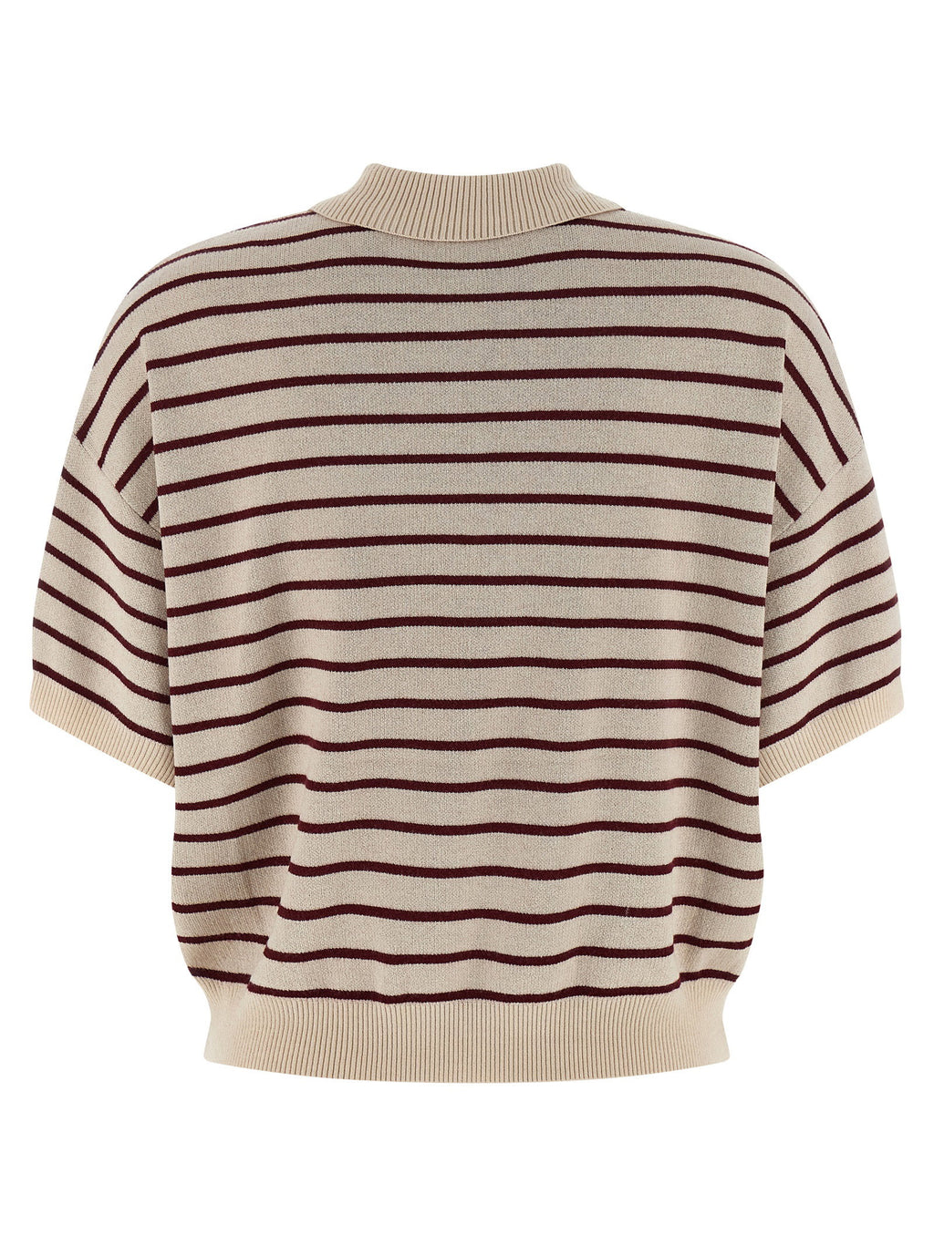 Rotate Birger Christensen Slinky Knit Polo Shirt