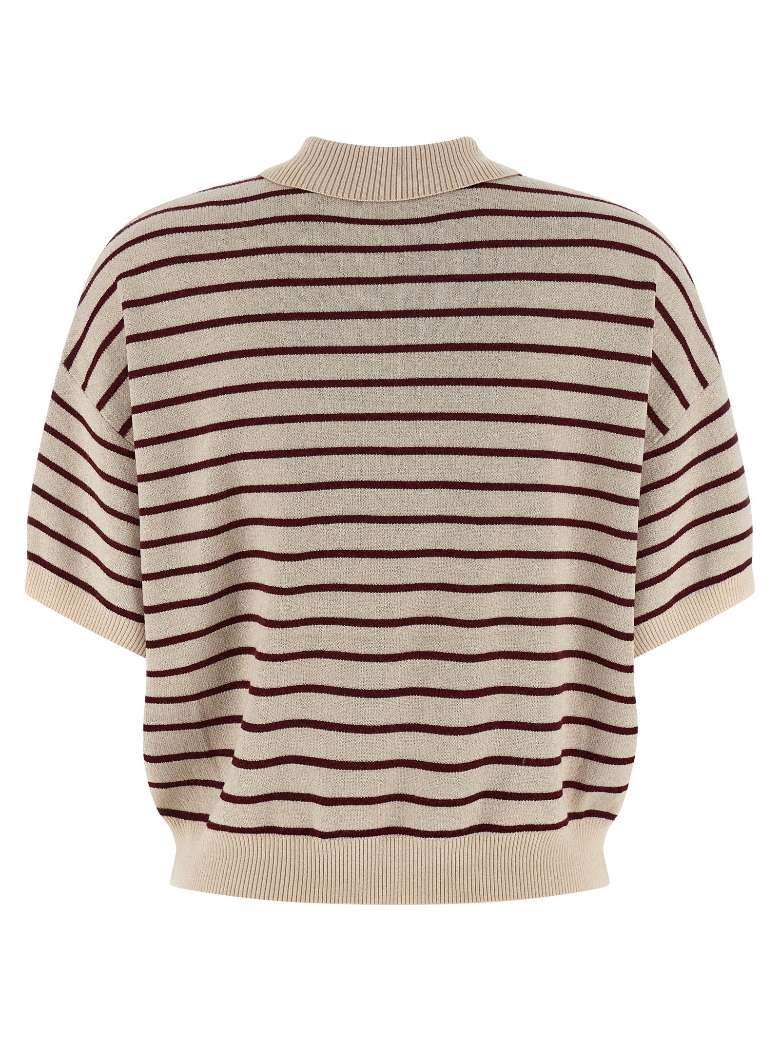 Rotate Birger Christensen Slinky Knit Polo Shirt