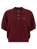 Rotate Birger Christensen Slinky Knit Polo Shirt