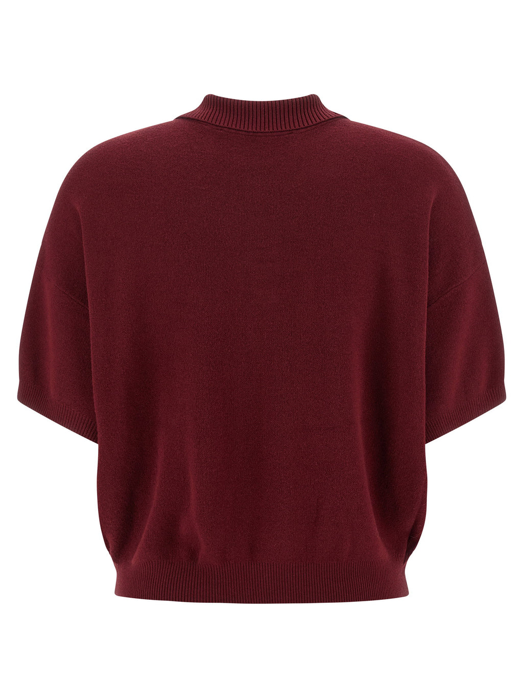 Rotate Birger Christensen Slinky Knit Polo Shirt