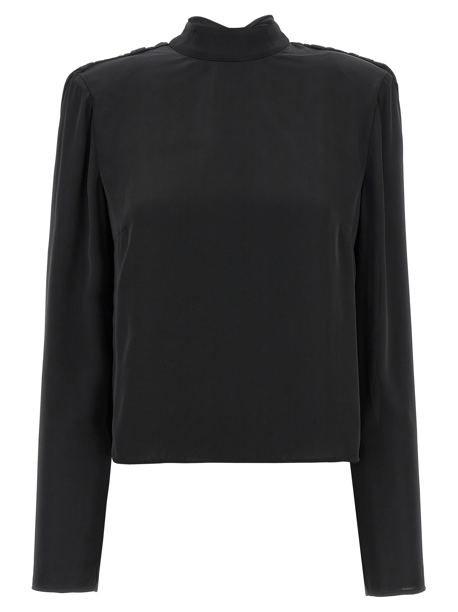Rotate Birger Christensen Satin Drapy Back Top
