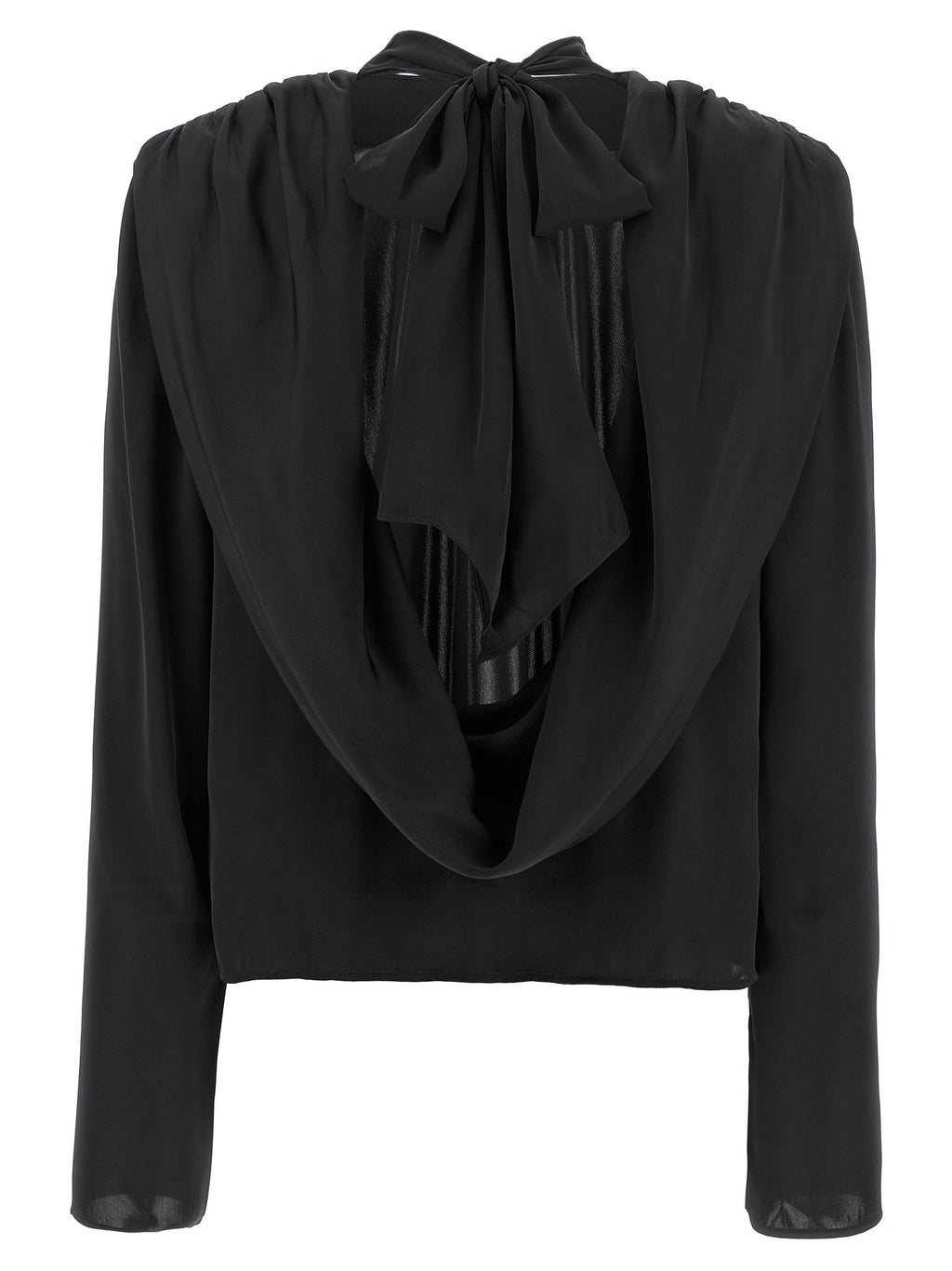 Rotate Birger Christensen Satin Drapy Back Top