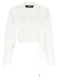 Rotate Birger Christensen Wrap Cotton Shirt
