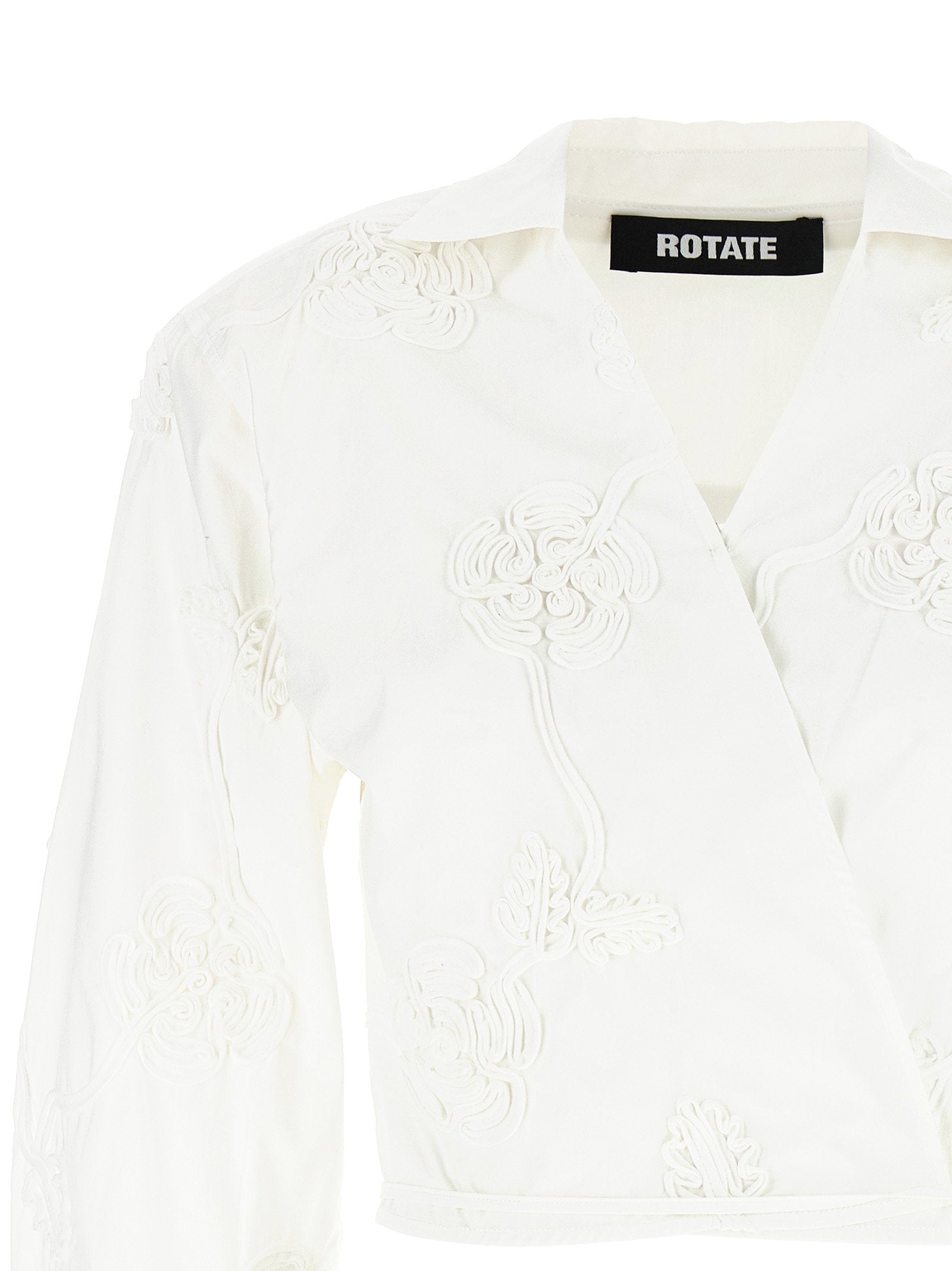Rotate Birger Christensen Wrap Cotton Shirt