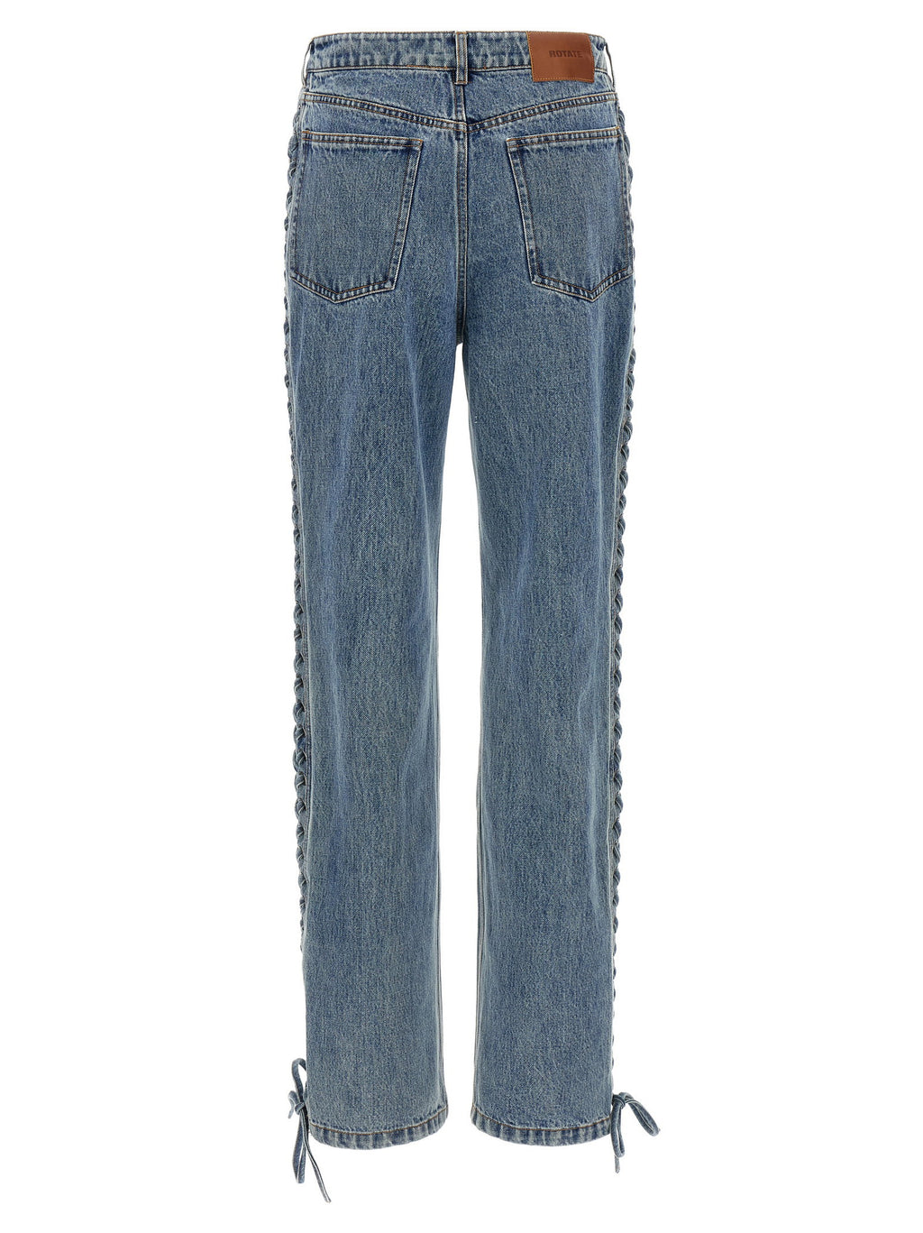 Rotate Birger Christensen Laced Straight Leg Jeans