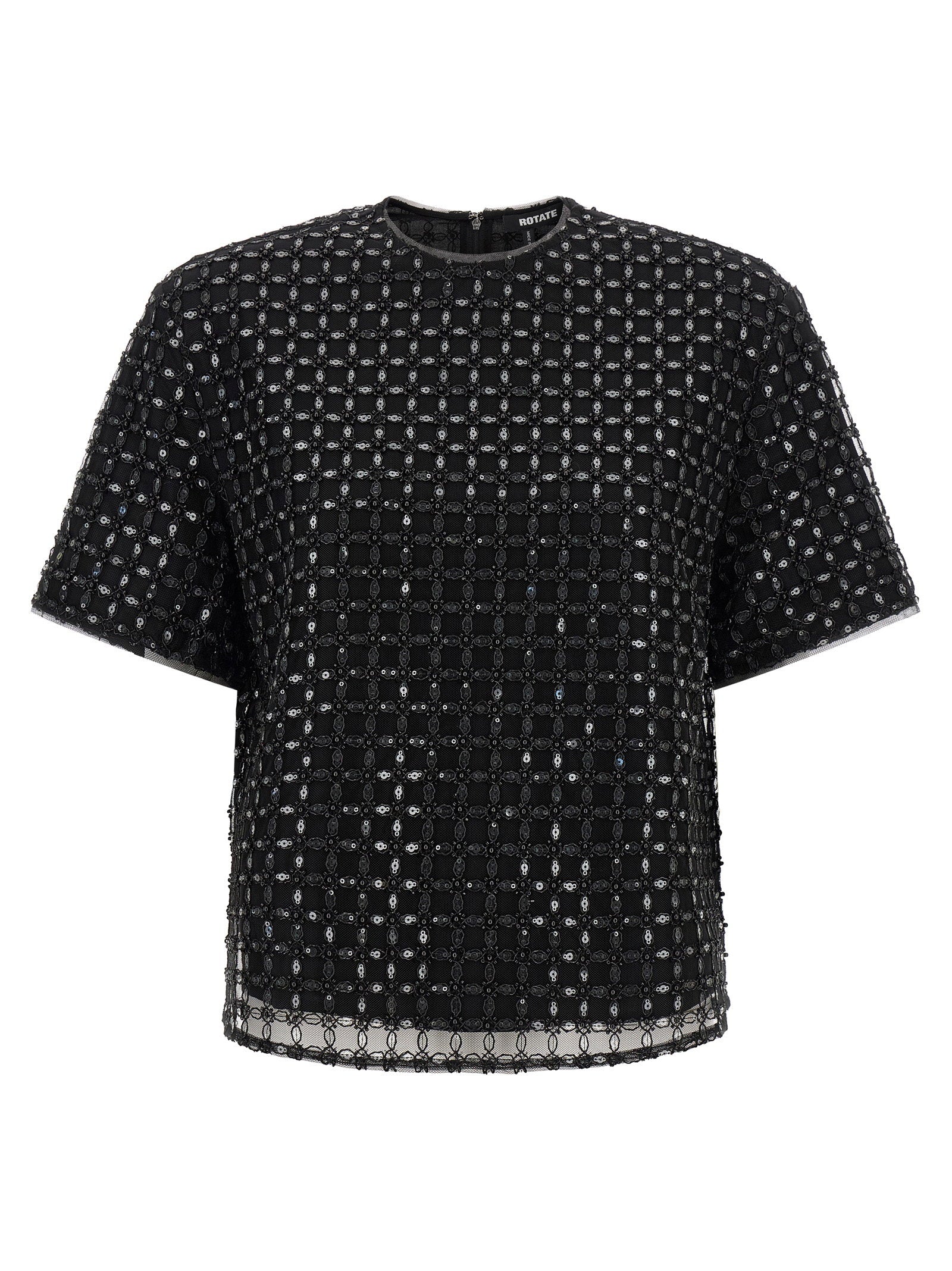 Rotate Birger Christensen Beaded Oversize Top