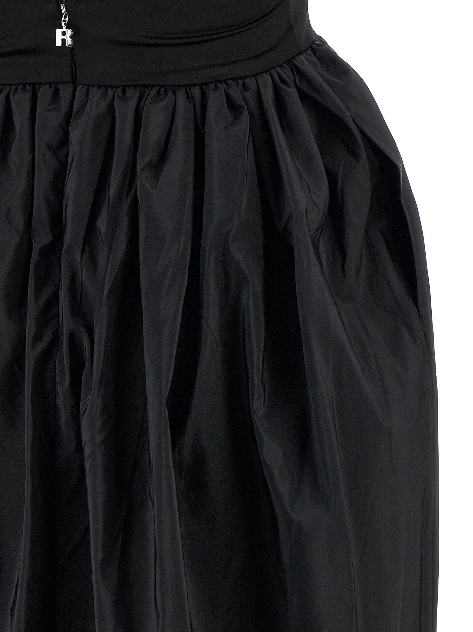 Rotate Birger Christensen Satin Taffeta Maxi Dress