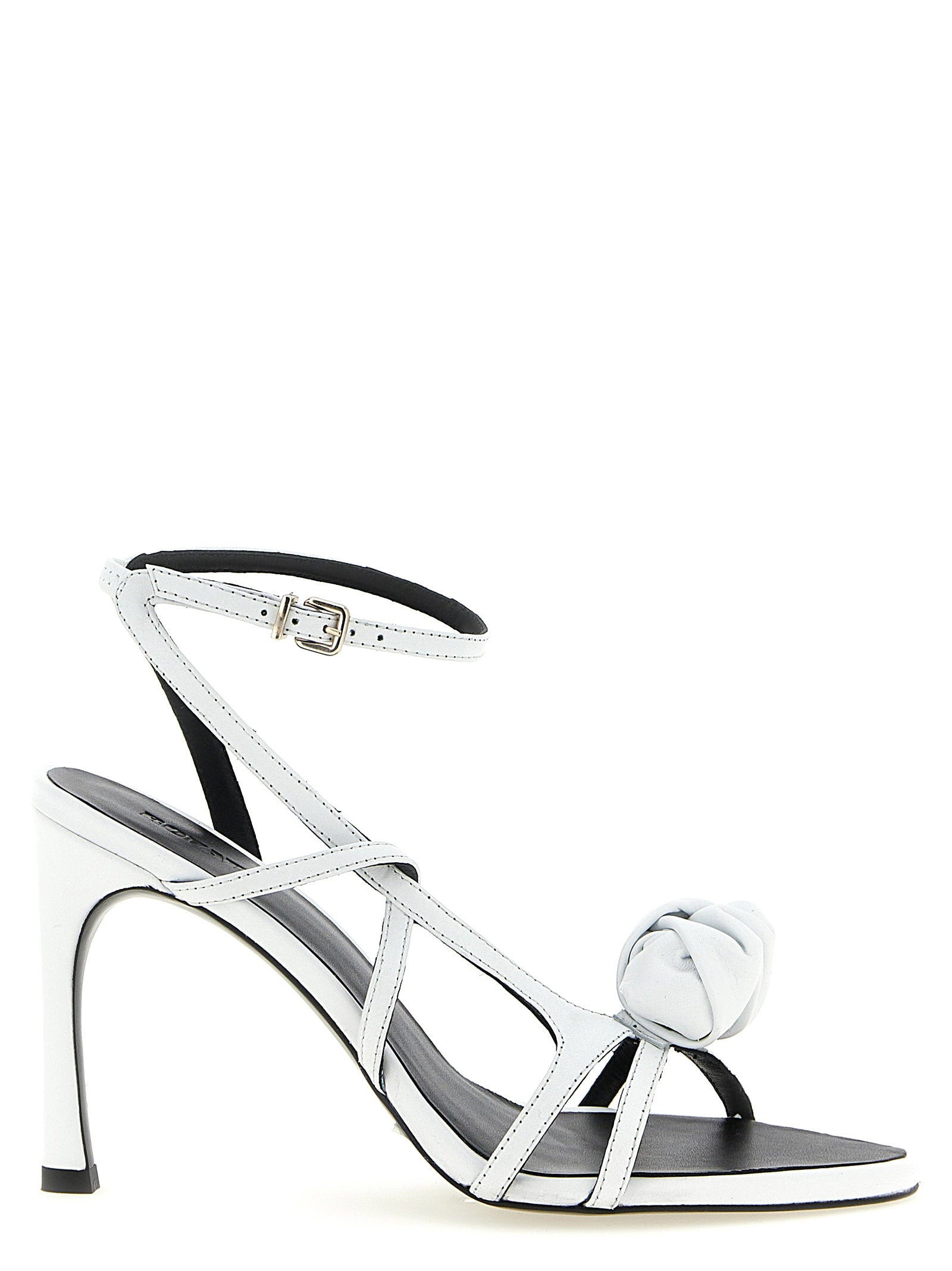 Rotate Birger Christensen Leather Knot Sandals