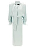 Rotate Birger Christensen Ruched Long Dress