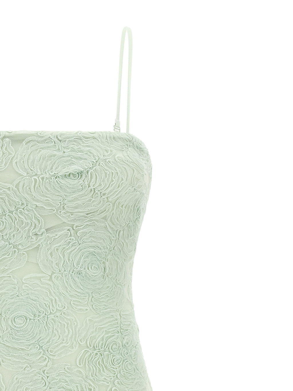 Rotate Birger Christensen Flower Mesh Flounce Dress