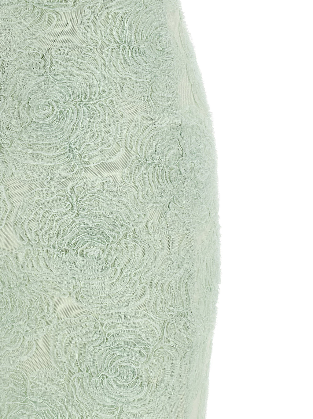 Rotate Birger Christensen Flower Mesh Flounce Dress