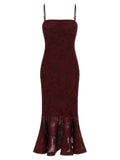 Rotate Birger Christensen Flower Mesh Flounce Dress