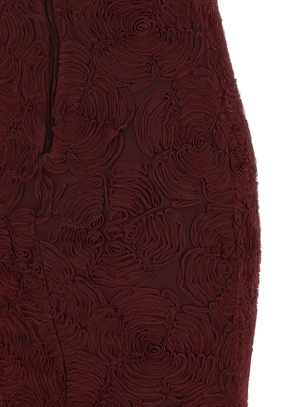 Rotate Birger Christensen Flower Mesh Flounce Dress