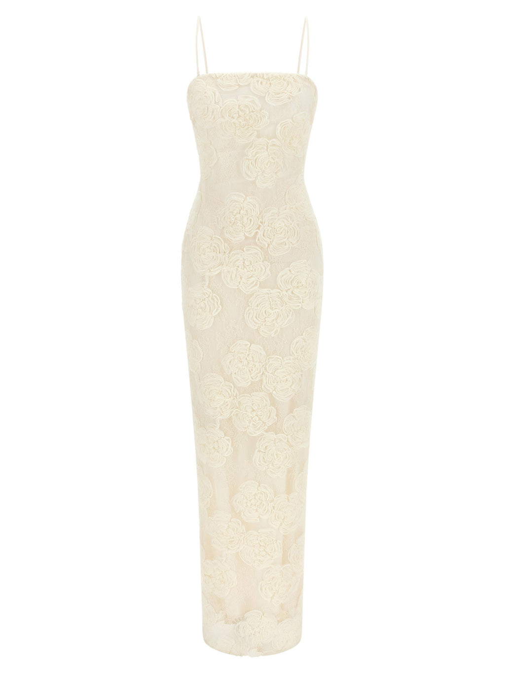Rotate Birger Christensen Flower Mesh Tube Dress