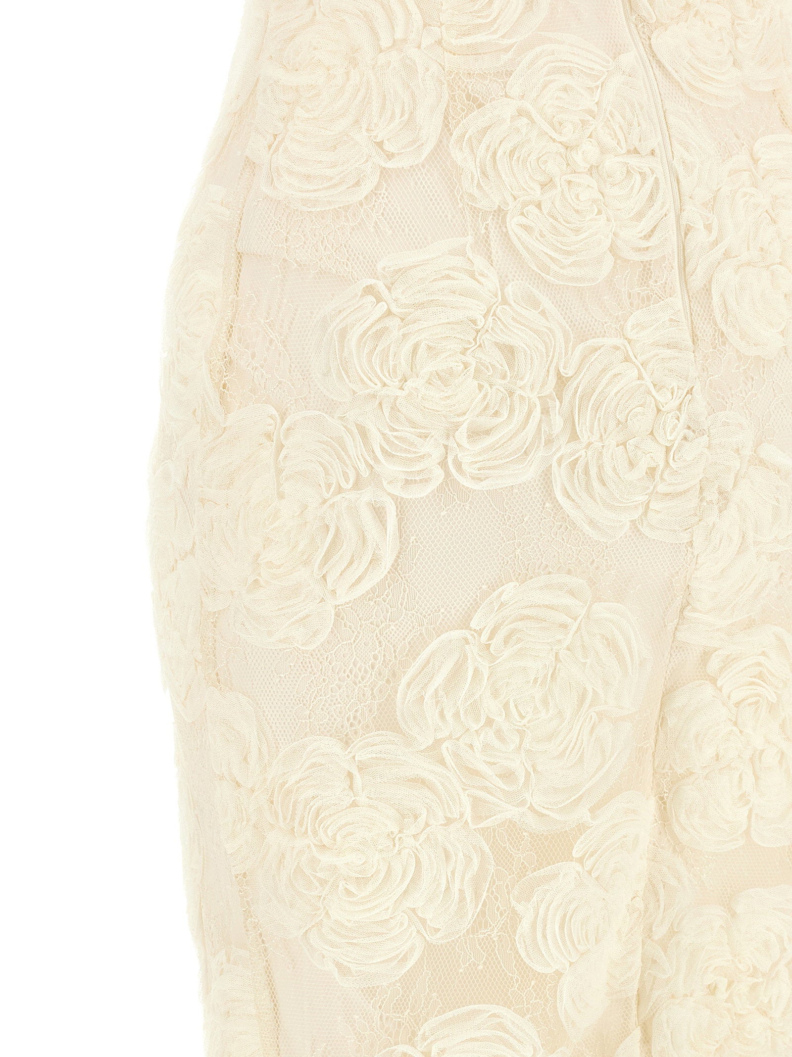 Rotate Birger Christensen Flower Mesh Tube Dress