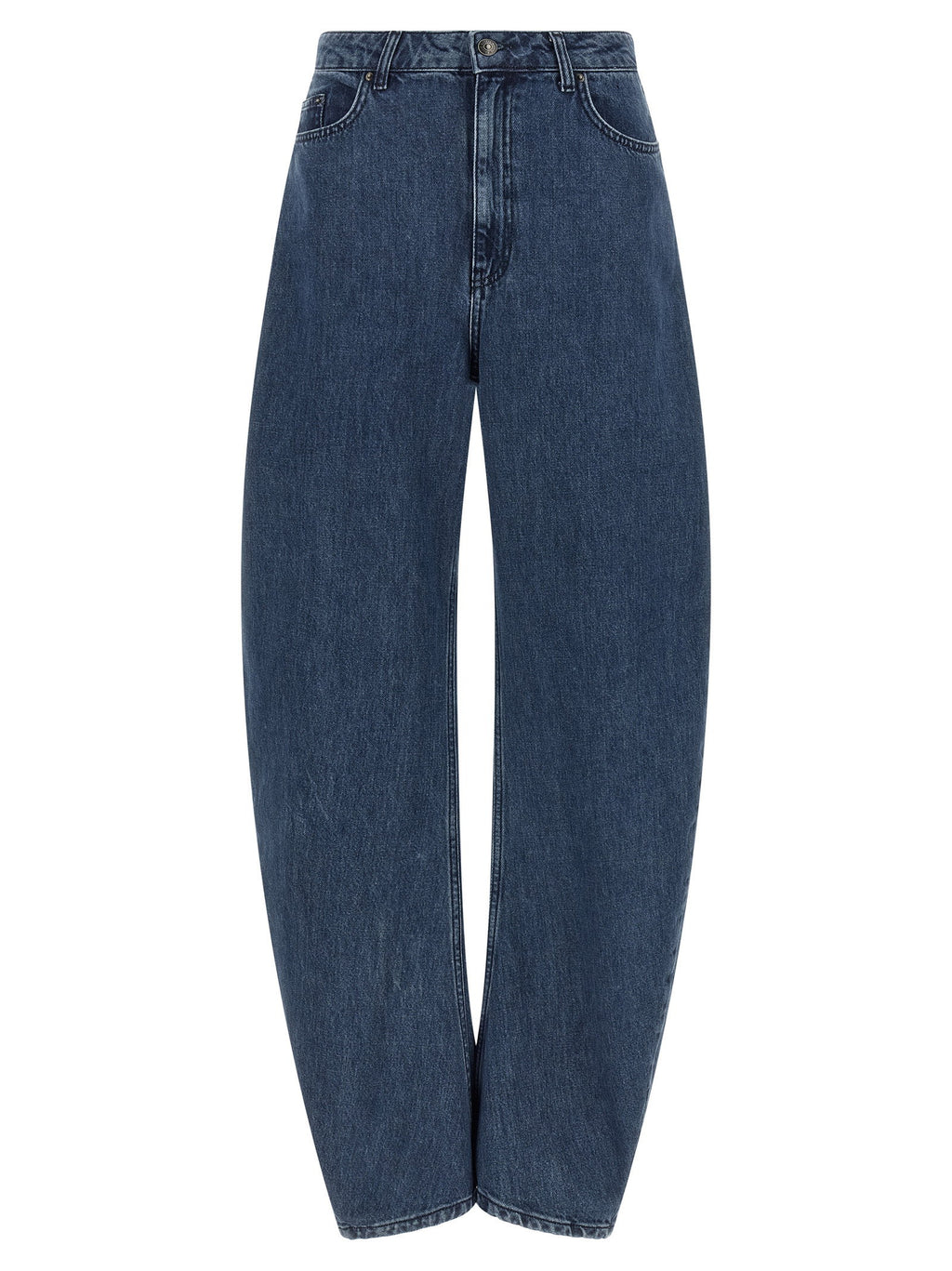 Rotate Birger Christensen Draped Barrel Leg Jeans
