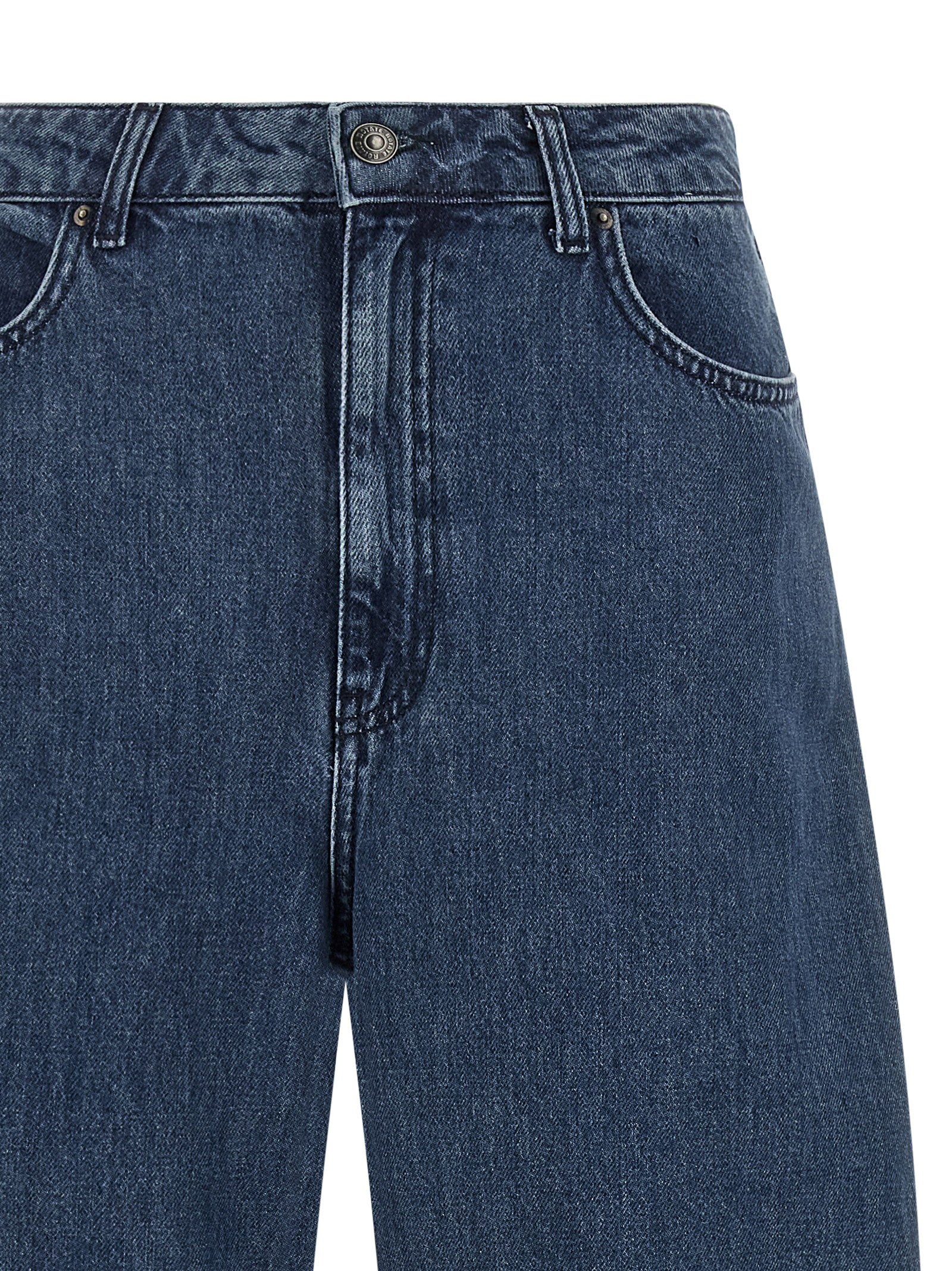 Rotate Birger Christensen Draped Barrel Leg Jeans