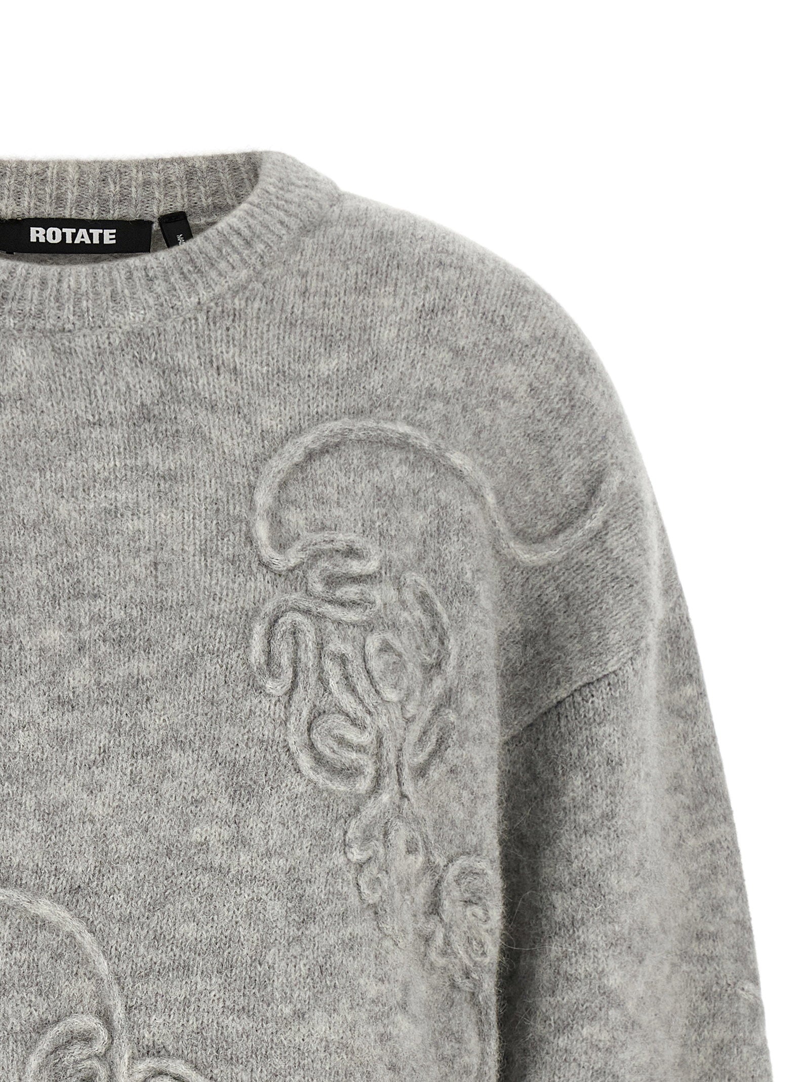 Rotate Birger Christensen 3d Flower Sweater