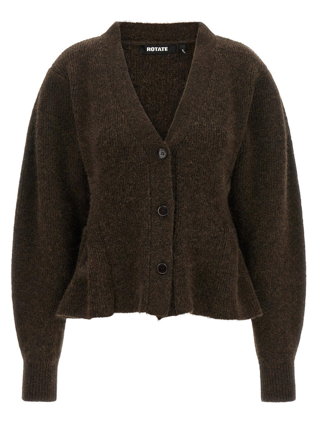 Rotate Birger Christensen Peplum Fund Cardigan