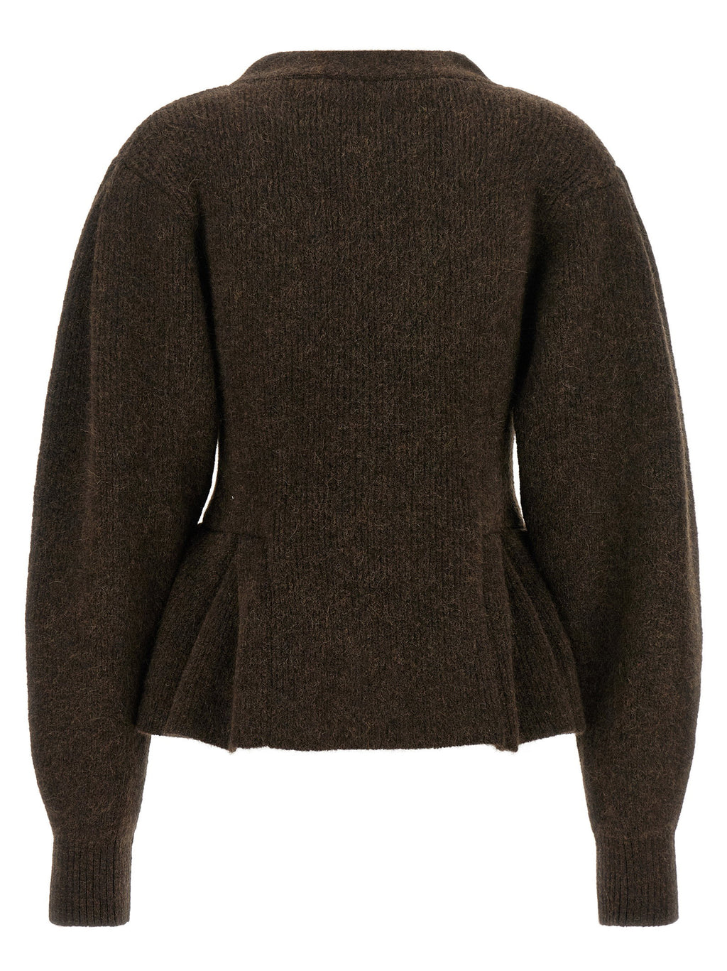 Rotate Birger Christensen Peplum Fund Cardigan