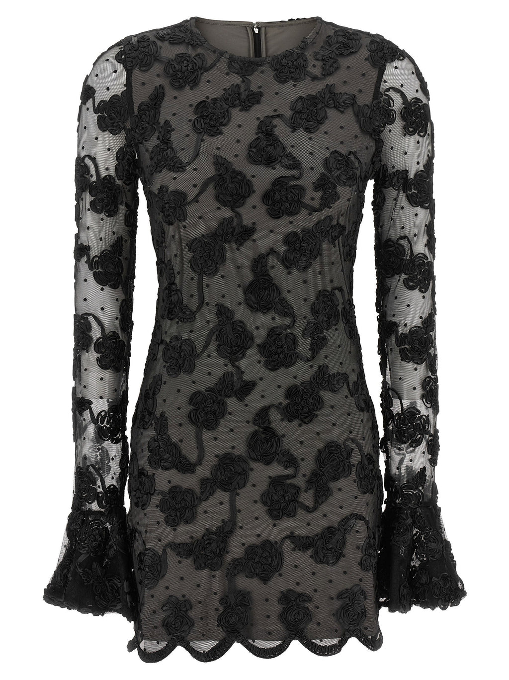 Rotate Birger Christensen Flower Mesh Dress