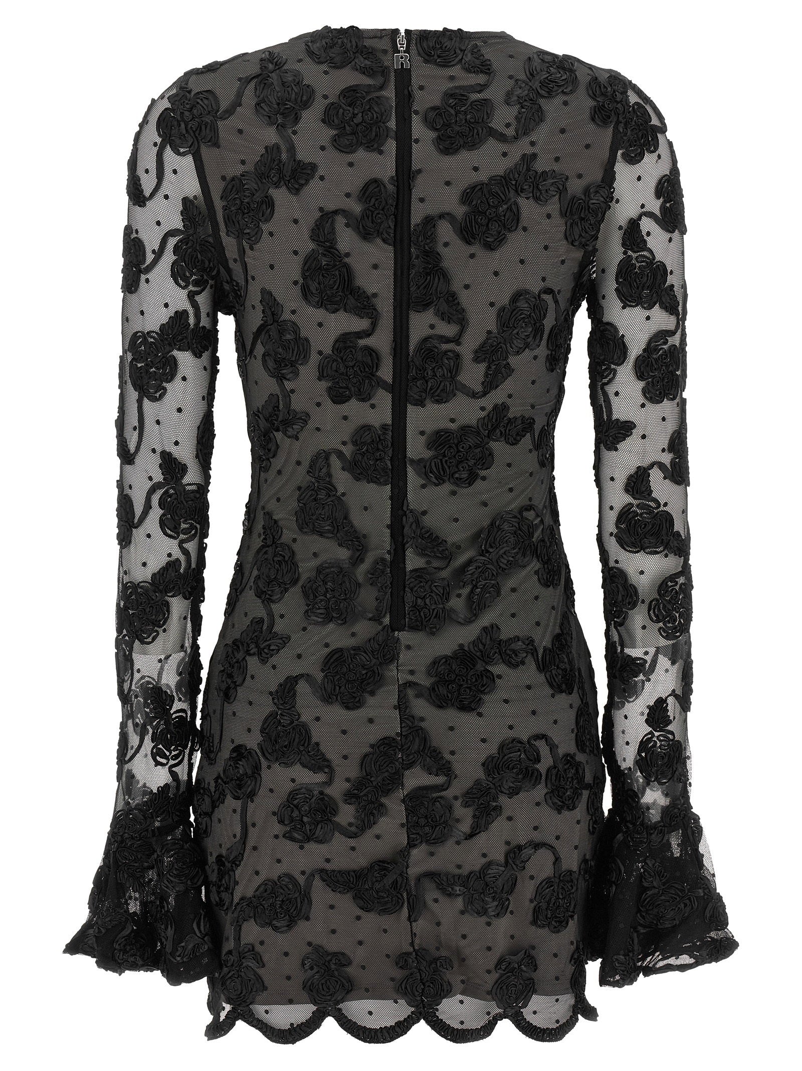 Rotate Birger Christensen Flower Mesh Dress