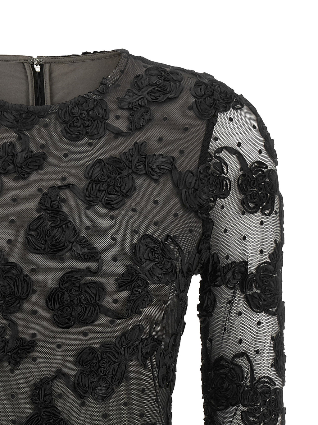 Rotate Birger Christensen Flower Mesh Dress