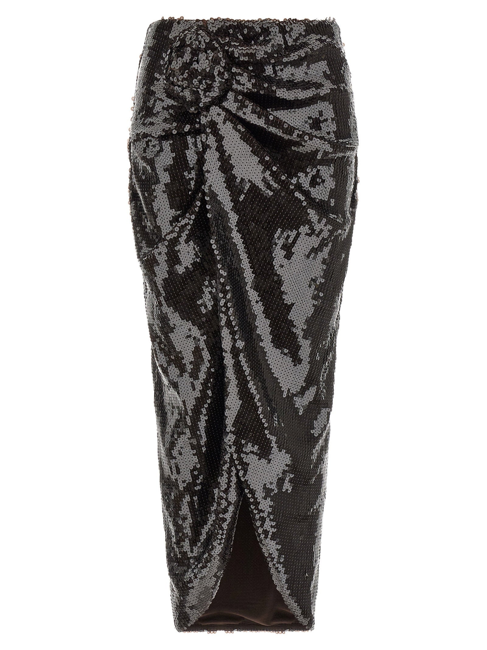 Rotate Birger Christensen Sequins Knot Skirt