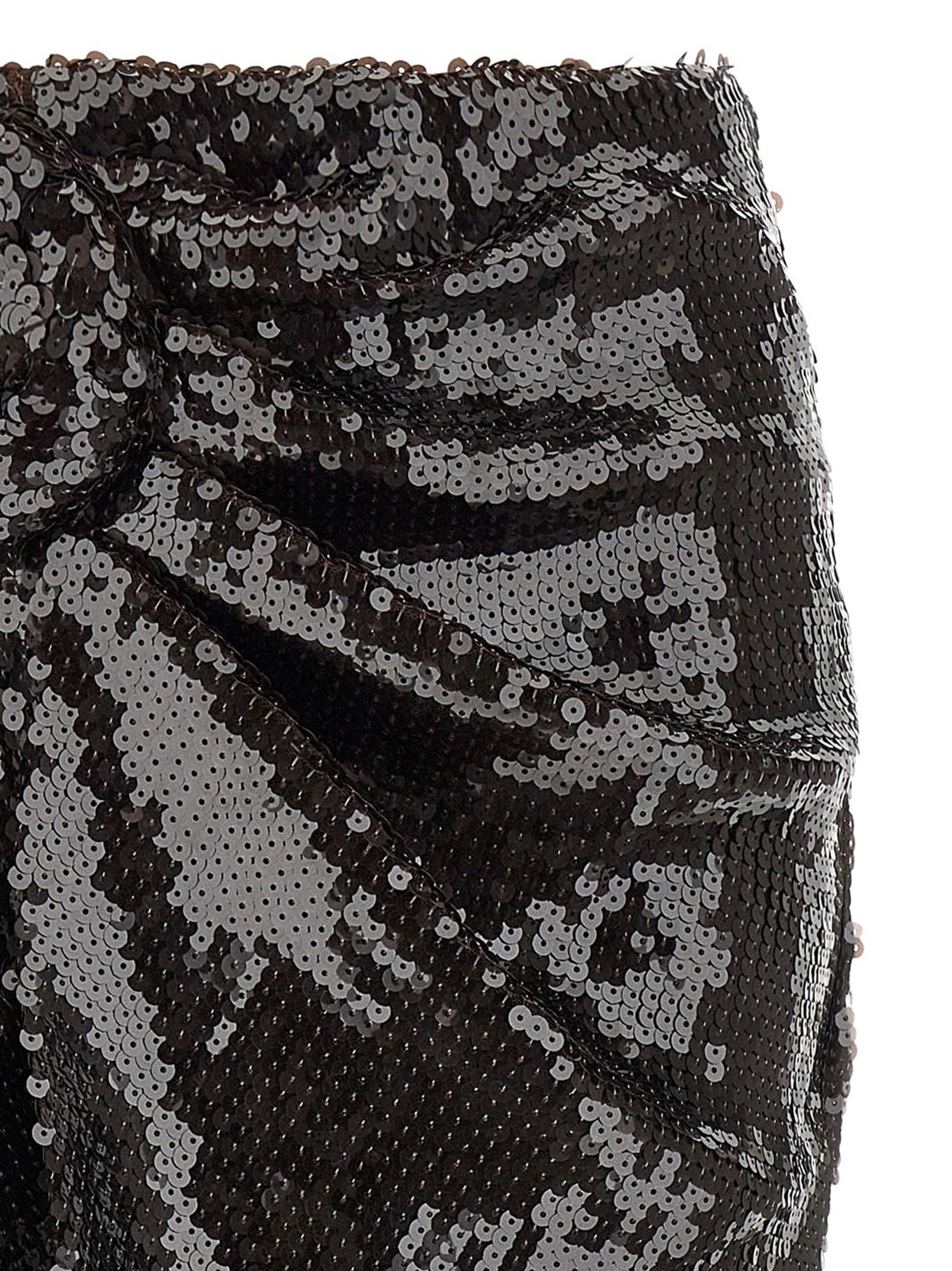 Rotate Birger Christensen Sequins Knot Skirt