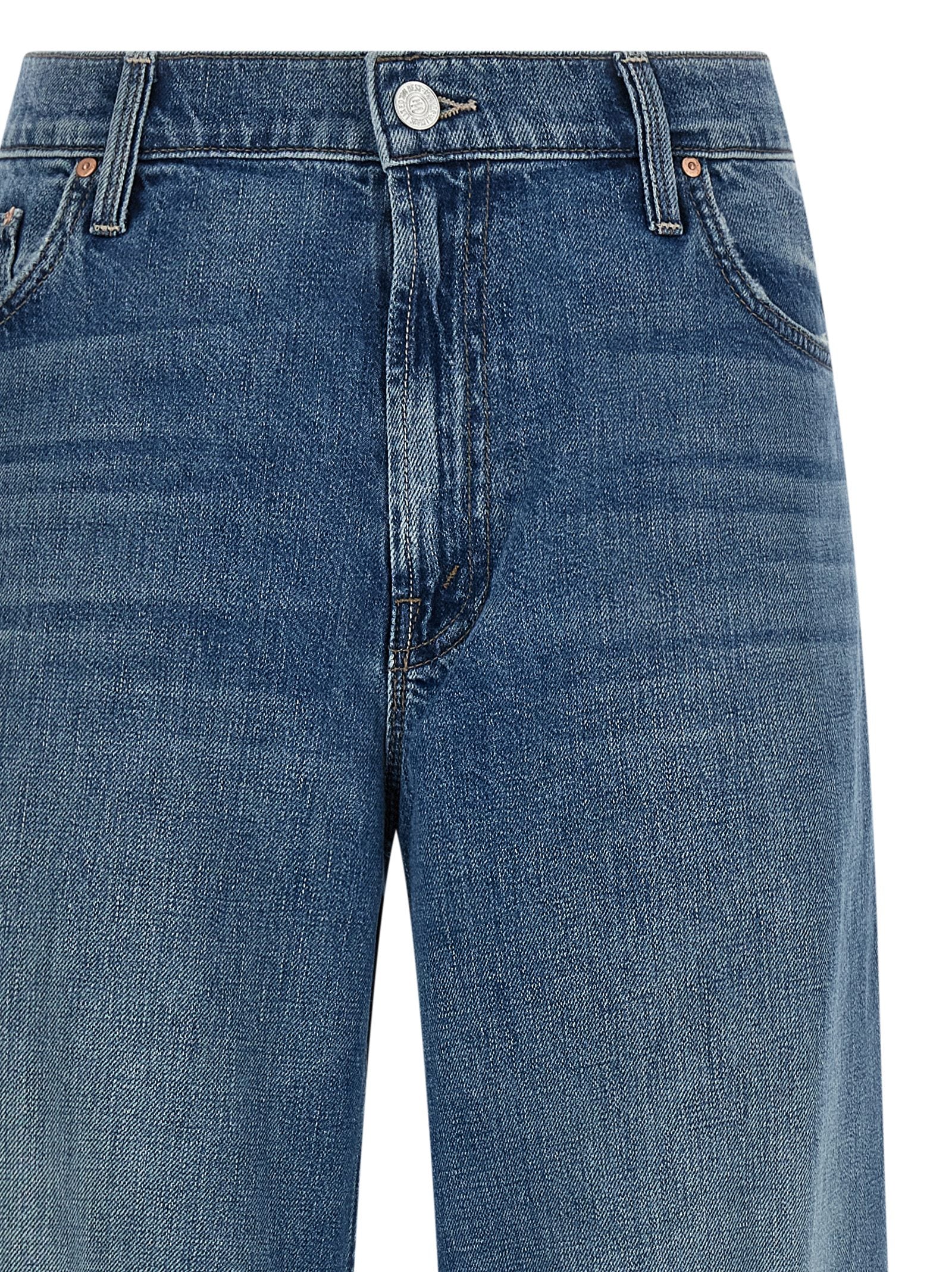 Mother The Rerun Zip Sneak Jeans