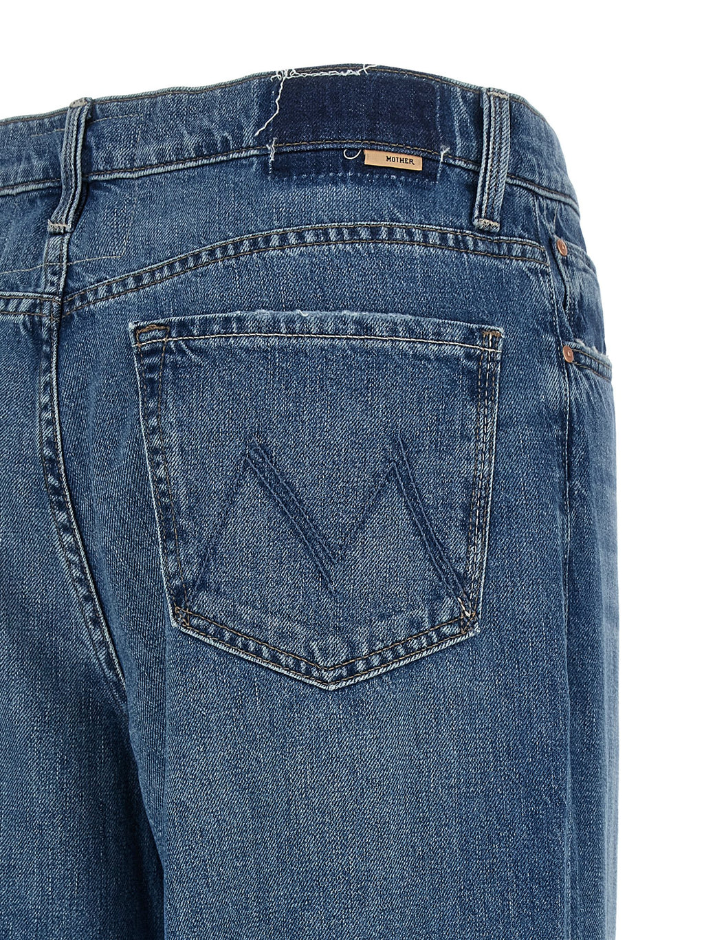 Mother The Rerun Zip Sneak Jeans