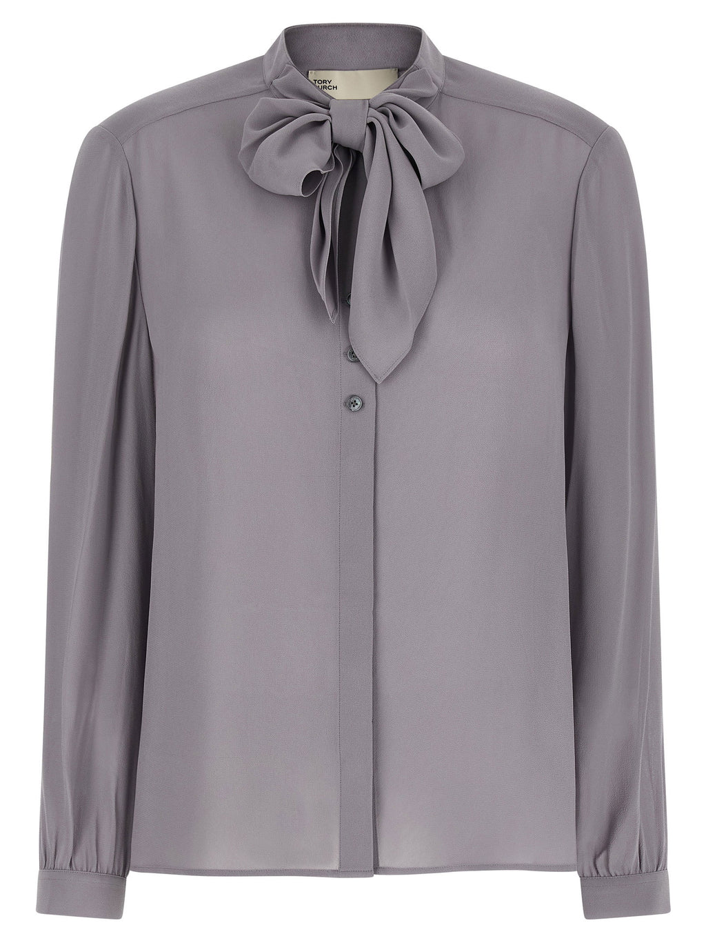 Tory Burch Georgette Bow Blouse