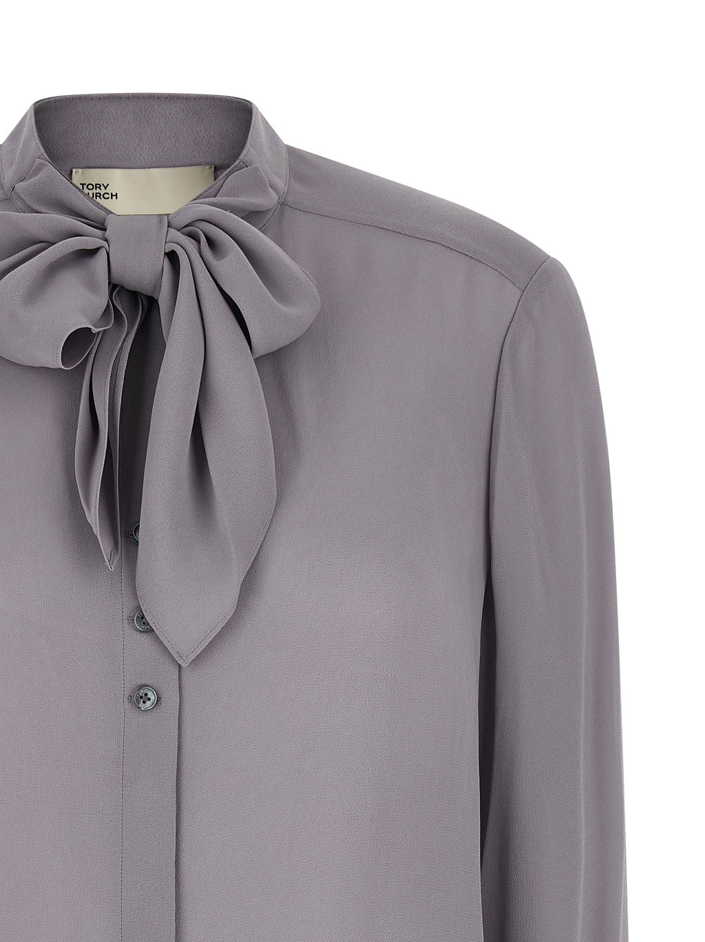 Tory Burch Georgette Bow Blouse