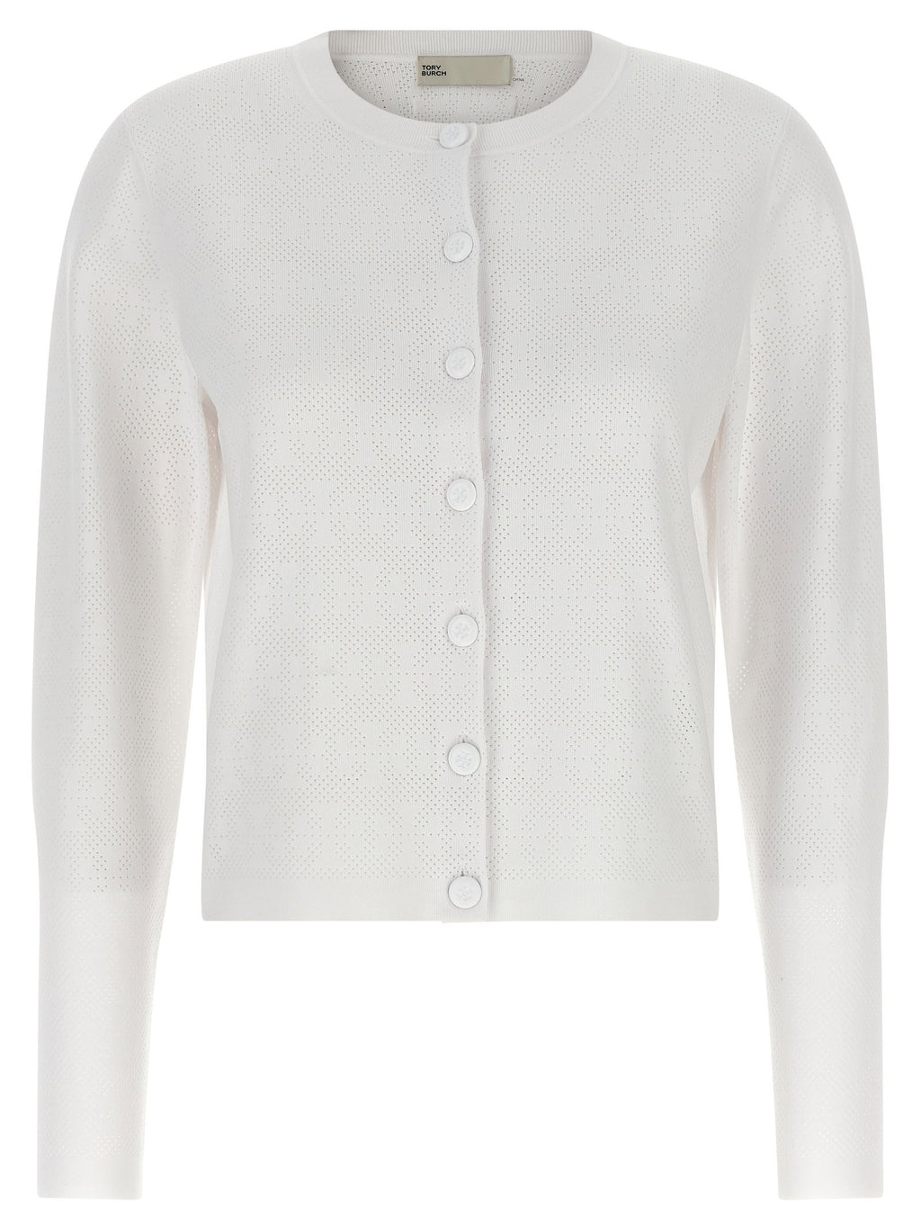 Tory Burch Pointelle Viscose Cardigan
