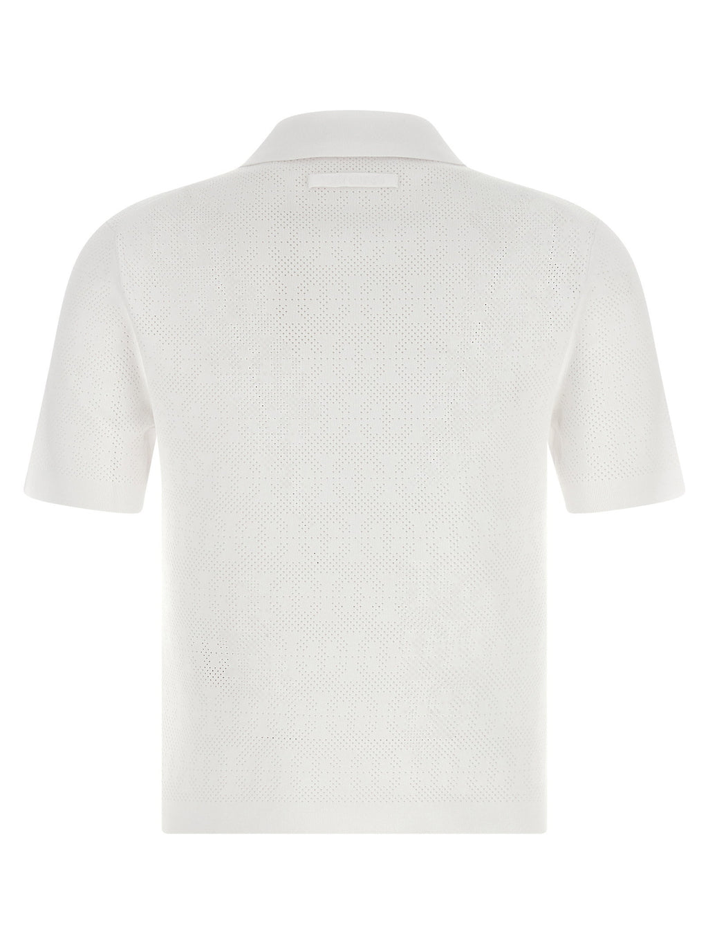 Tory Burch Pointelle Viscose Polo Shirt