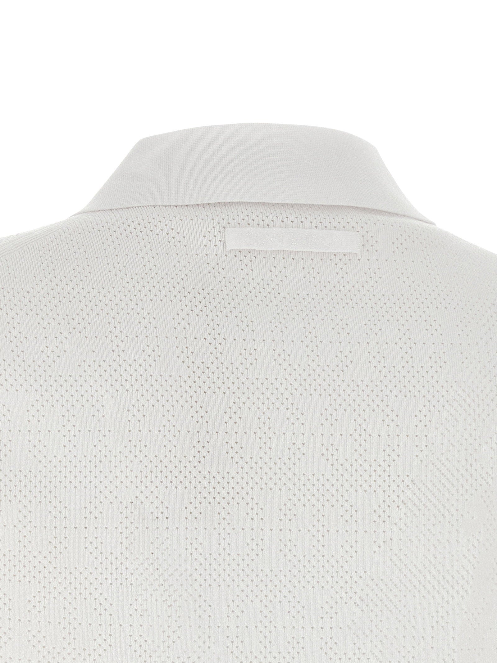 Tory Burch Pointelle Viscose Polo Shirt