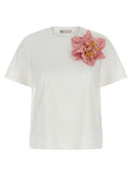 Tory Burch Floral Applique T-shirt
